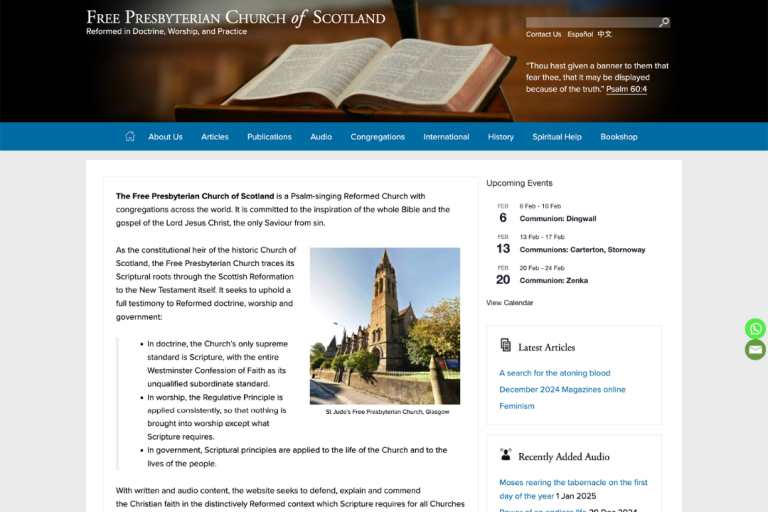 Free Presbyterian Church of Scotland