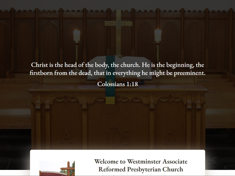 Westminster Associate Reformed Presbyterian Church