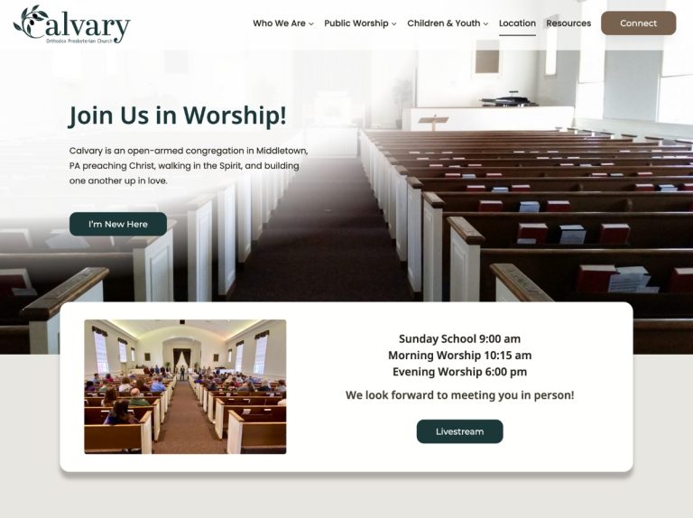 Calvary OPC – Middletown